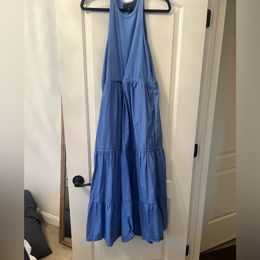 J.Crew Mixed-Media Tank Dress